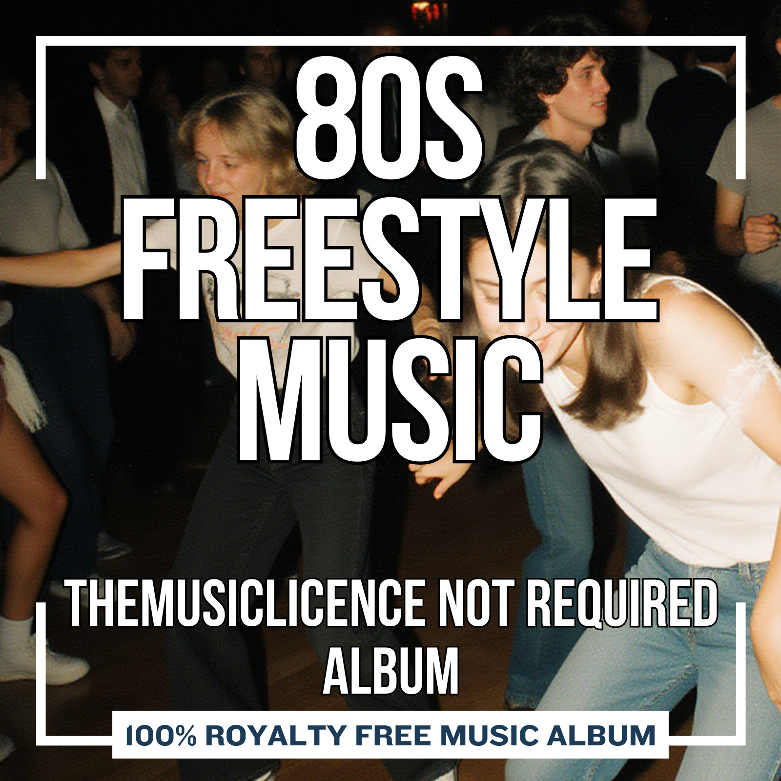 Royalty free 80s synth pop Vol 8 album cover – instrumental background music
